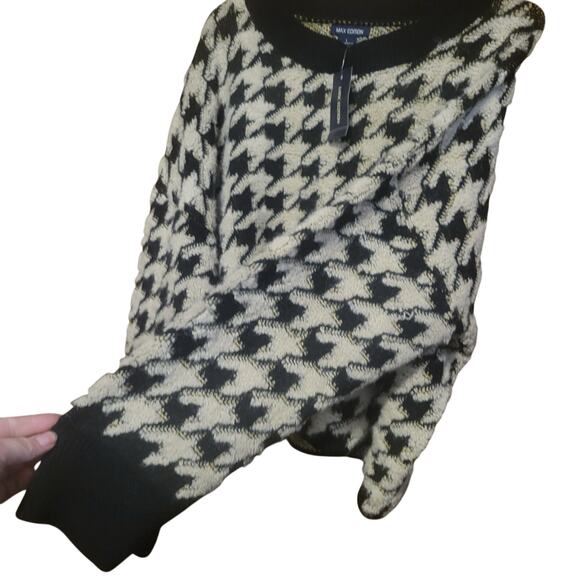 Max Edition Houndstooth Sweater $108 Size Large - Picture 4 of 12
